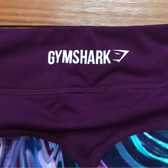 Gymshark Strada Earth Purple Teal Marbled 7/8 Leggings, NWT, L - Picture 15 of 15